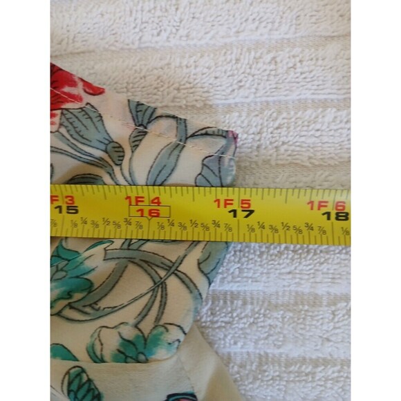 Imaginary Voyage Sleeveless Top Tunic Large Spaghetti Strap Flowy Butterfly - Picture 10 of 13